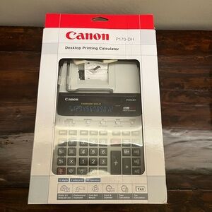 Canon P170-DH Desktop Printing Calculator in Black and White